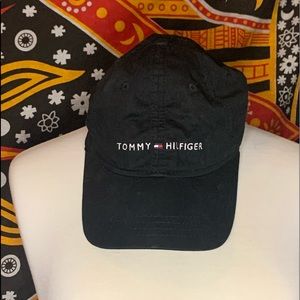 Tommy Hilfiger Logo Hat with Leather Strap